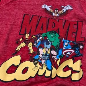Red Marvel sweatshirt juniors size xl (15/17)